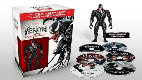 Venom 3 Movie Collection Limited Collectible Action Figure 4K Ultra HD Blu-ray