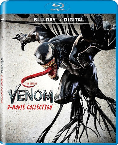 Venom 3 Movie Collection (Tom Hardy Chiwetel Ejiofor) New Blu-ray + Digital