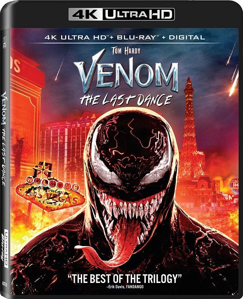 Venom The Last Dance (Tom Hardy Chiwetel Ejiofor) 4K Ultra HD Blu-ray + Digital