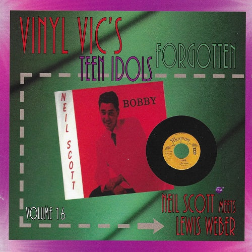 Vinyl Vic's Forgotten Teen Idols Volume 16 Vol Sixteen Vics New CD