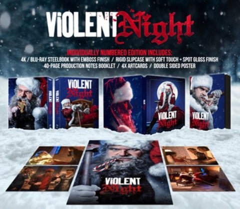 Violent Night Collectors Edition New 4K Ultra HD Region Blu-ray Limited Edition