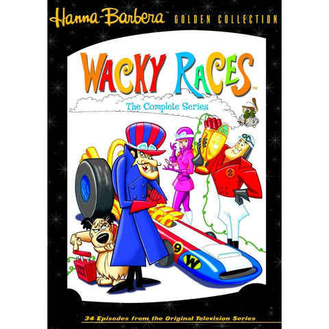 Wacky Races Volume 1+2+3 The Complete Series Collection DVD Muttley Dastardly R4