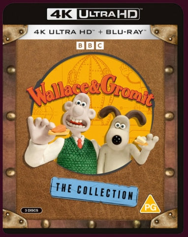 Wallace and Gromit The Complete Collection & New 4K Ultra HD Region B Blu-ray