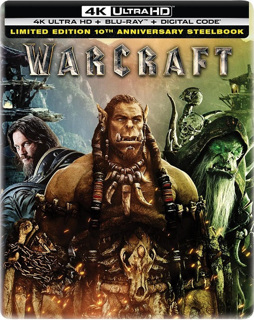Warcraft 10th Anniversary Limited New 4K Ultra HD Blu-ray + Steelbook Presale
