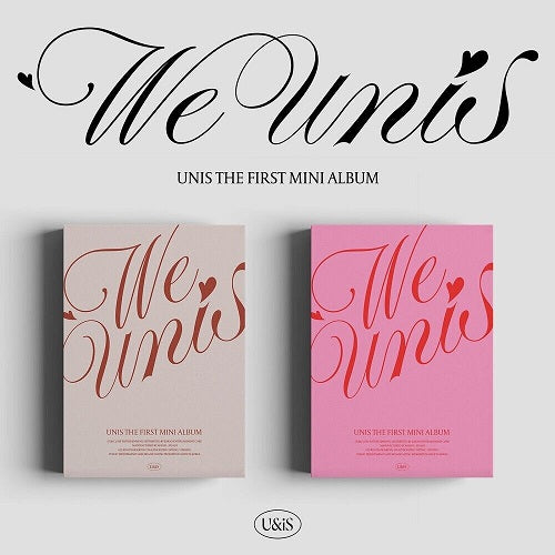 We Unis New CD + Sticker + Photo Book + Postcard + Photos + Photo Cards + Poster