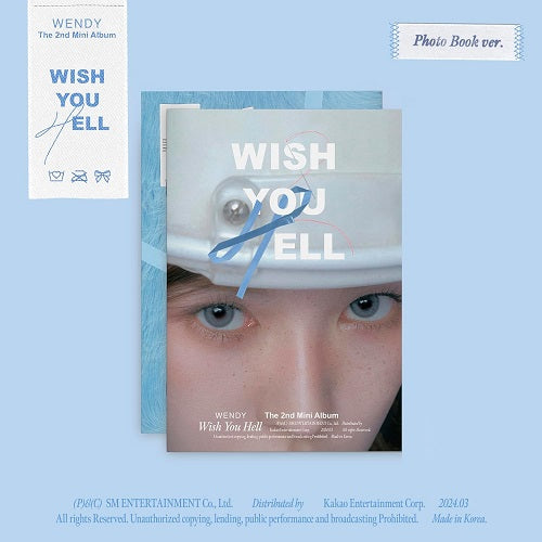 WENDY The 2nd Mini Album Wish You Hell Photo Book Ver New CD + Photo Book Photos