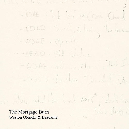 Weston Olencki The Mortgage Burn New CD Presale