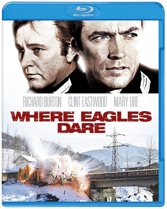 Where Eagles Dare (Richard Burton Clint Eastwood Mary Ure) Region B Blu-ray