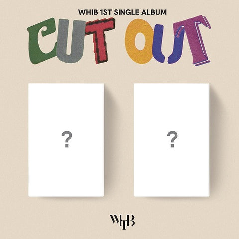 Whib Cut Out New CD + Sticker + Photo Book + Postcard + Photos + Photo Cards