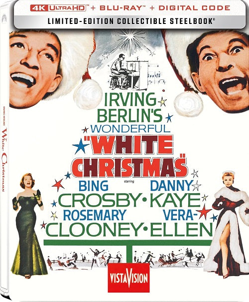 White Christmas (Bing Crosby Danny Kaye) 4K Ultra HD Blu-ray Steelbook Presale