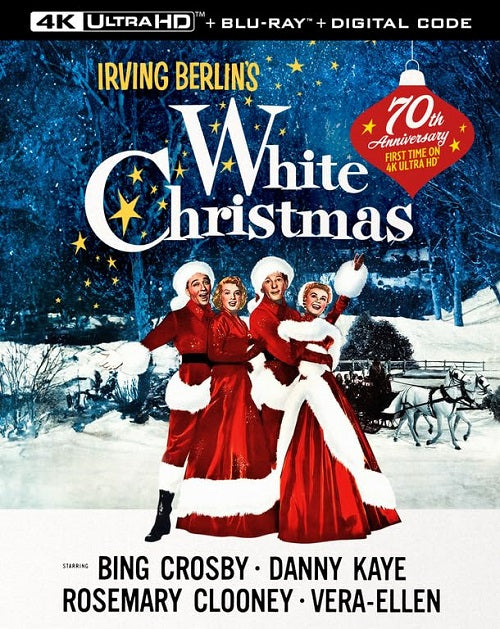 White Christmas (Bing Crosby Danny Kaye) New 4K Ultra HD Blu-ray + Digital