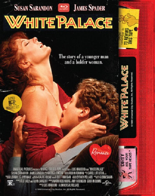 White Palace Retro VHS Packaging (Susan Sarandon James Spader) Blu-ray Presale