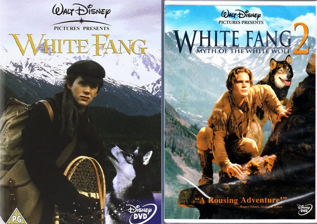 White Fang 1 + White Fang 2 Myth of the White Wolf (Disney) New DVD Re ...