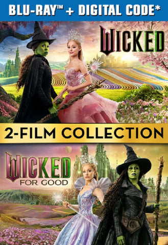 Wicked 2 Film Collection (Ariana Grande Cynthia Erivo) Blu-ray Digital Presale