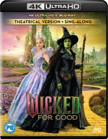 Wicked For Good (Cynthia Erivo Ariana Grande) 4K Ultra HD Reg B Blu-ray Presale