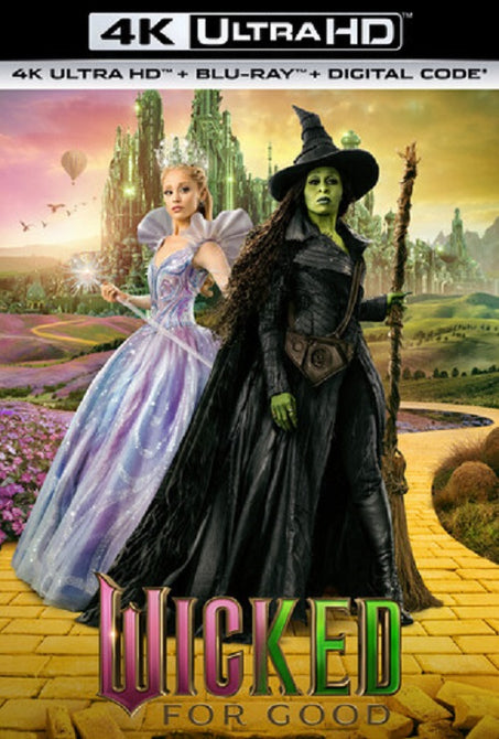 Wicked For Good (Ariana Grande) New 4K Ultra HD Blu-ray + Digital Presale