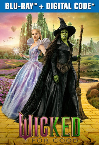 Wicked For Good (Ariana Grande Cynthia Erivo) New Blu-ray + Digital Presale