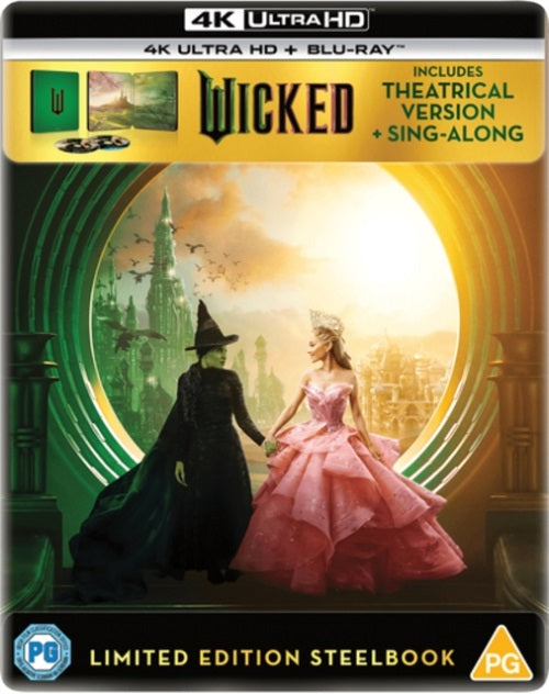 Wicked (Cynthia Erivo) Limited Edition 4K Ultra HD Region B Blu-ray + Steelbook