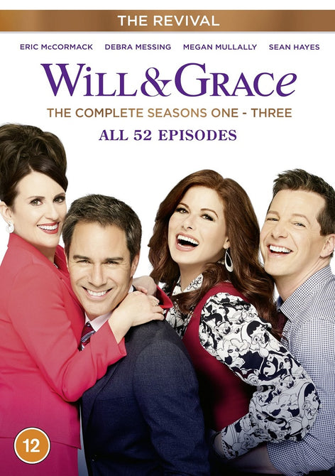 Will and Grace The Revival Season 1 2 3 Series One Two Three & New Region 4 DVD