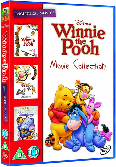 Winnie the Pooh Movie Collection Pooh's Heffalump Movie The Tigger Movie DVD R4