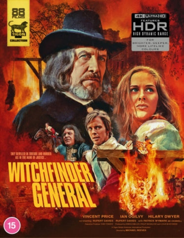 Witchfinder General (Vincent Price Ian Ogilvy) New 4K Ultra HD Region B Blu-ray