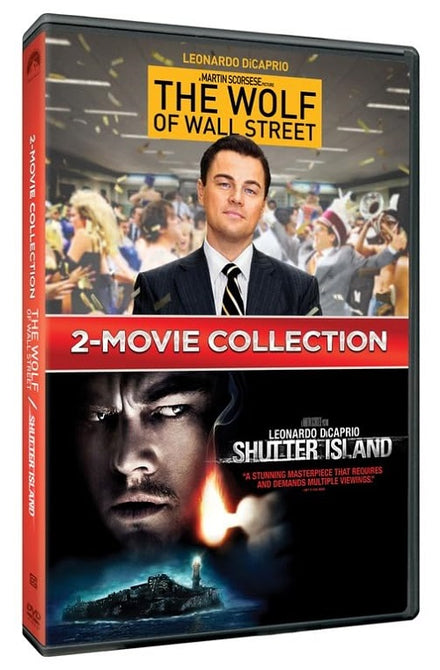 Wolf Of Wall Street + Shutter Island 2 Movie Collection (Leonardo DiCaprio) DVD