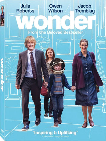 Wonder (Julia Roberts Owen Wilson Jacob Tremblay Noah Jupe) New DVD