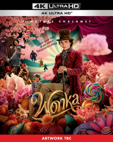 Wonka (Timothee Chalamet Olivia Colman Hugh Grant) 4K Ultra HD Region B Blu-ray