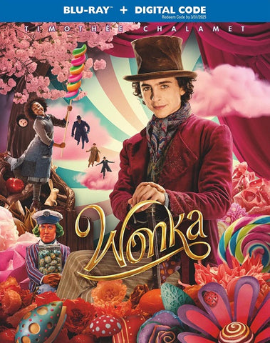 Wonka (Mathew Baynton Timothee Chalamet Matt Lucas) New Blu-ray + Digital