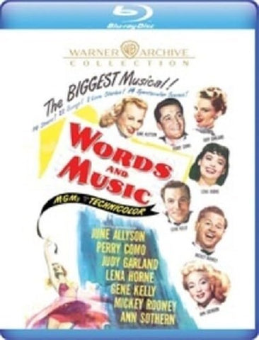 Words And Music (Mickey Rooney Gene Kelly Vera-Ellen) & New Blu-ray