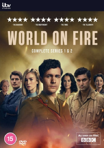 World On Fire Season 1 and 2 Series One Two (Jonah Hauer-King) New Region 4 DVD