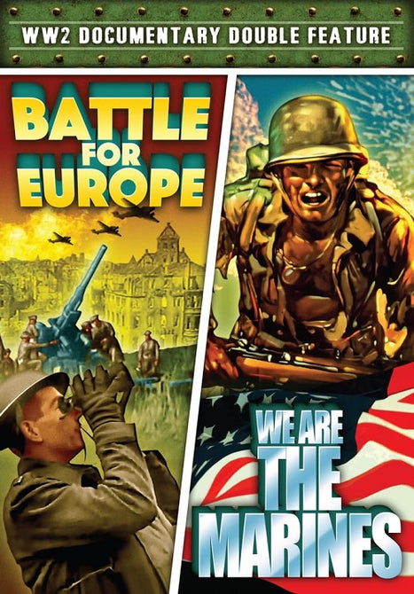 World War II Documentary Double Feature Battle for Europe We Are the Marines DVD