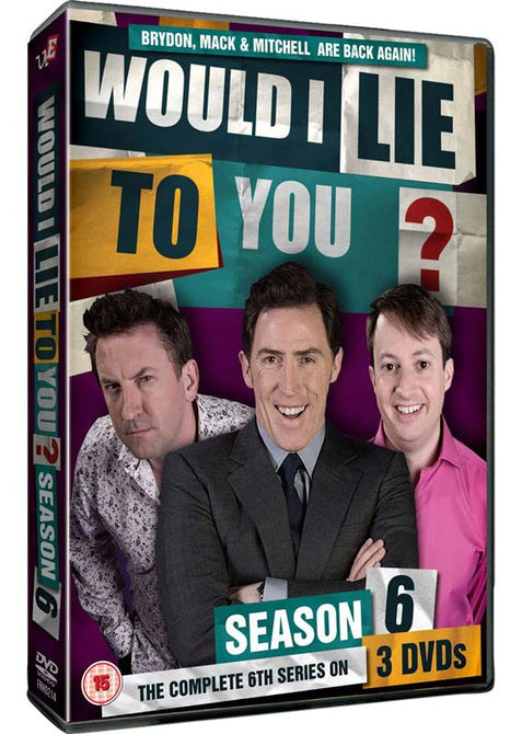 Would I lie To You Season 6 BBC TV Sixth Series 3xDiscs Region 4 New DVD