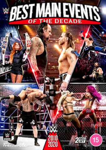 WWE Best Main Events Of The Decade 2010 to 2020 New Region 2 DVD