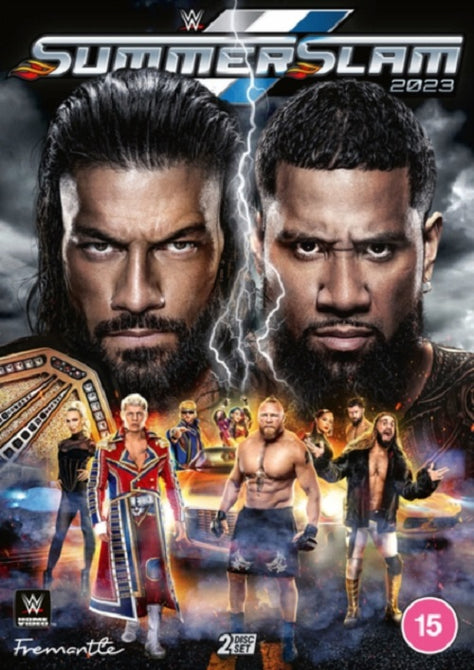 WWE Summerslam 2023 (Roman Reigns Jey Uso Cody Rhodes Brock Lesnar) New DVD