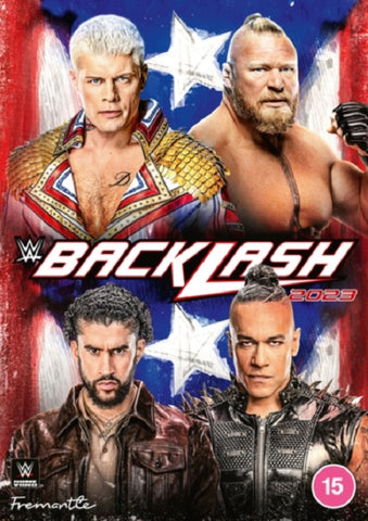 WWE Wrestlemania Backlash 2023 (Brock Lesnar Cody Rhodes Bad Bunny) New DVD