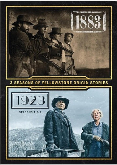 Yellowstone Origin Stories 1883 1923 Season 1 2 New DVD Box Set Presale