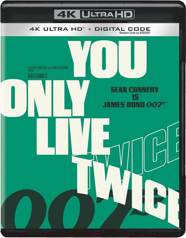 You Only Live Twice (Sean Connery) New 4K Ultra HD Blu-ray + Digital Presale