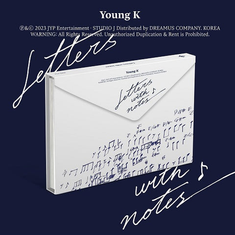 Young K Day 6 Letters With Notes Six New CD + Puzzle + Sticker + Photo Book