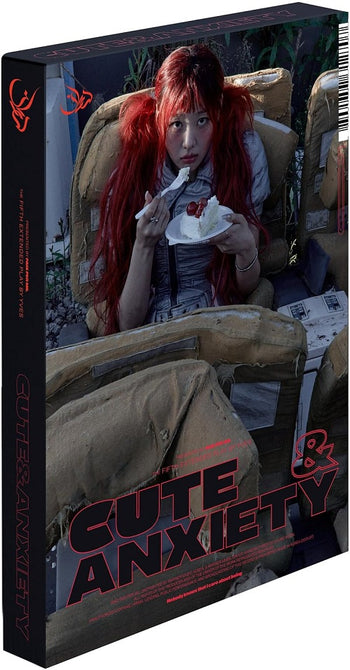 Yves Cute & Anxiety Ver 2 And Two CD + Sticker + Stickers + Photo Book Presale