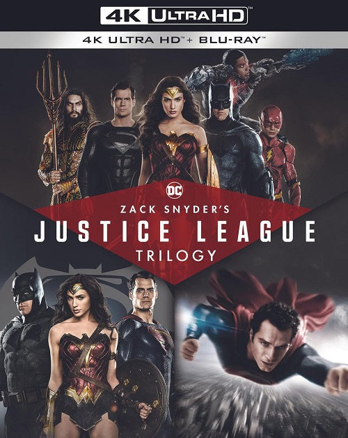 Zack Snyders Justice League Trilogy New 4K Mastering Blu-ray Box Set