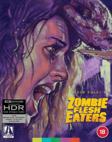 Zombie Flesh Eaters Limited Edition New 4K Ultra HD Region B Blu-ray Presale