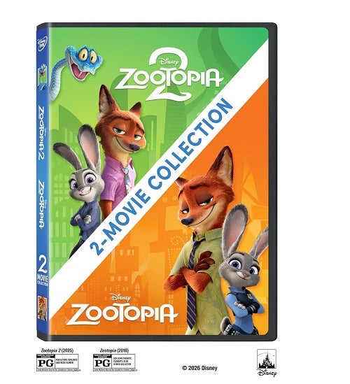 Zootopia 2 + Zootopia Multi Feature (Ginnifer Goodwin) New DVD Presale