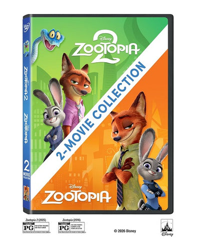 Zootopia 2 + Zootopia Multi Feature (Ginnifer Goodwin) New DVD Presale