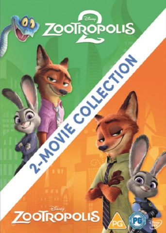 Zootropolis 1 + 2 Aka Zootopia 1 + 2 movie Collection New DVD Presale