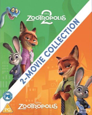 Zootropolis + Zootropolis 2 Aka Zootopia (Jason Bateman) Reg B Blu-ray Presale