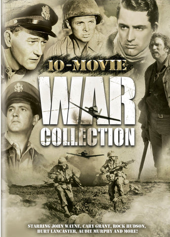 10 Movie War Collection (Cary Grant John Wayne Audie Murphy) Ten Region 1 DVD