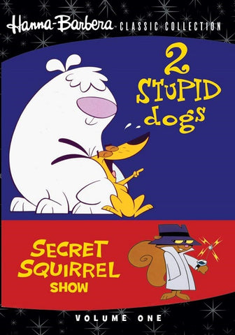 2 Stupid Dogs/Secret Squirrel Show Volume 1 Hanna Barbera Region 4 DVD
