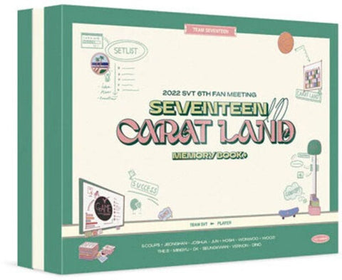 2022 SVT 6th Fan Meeting (Seventeen In Carat Land) 17 DVD + Photo Book + Photos