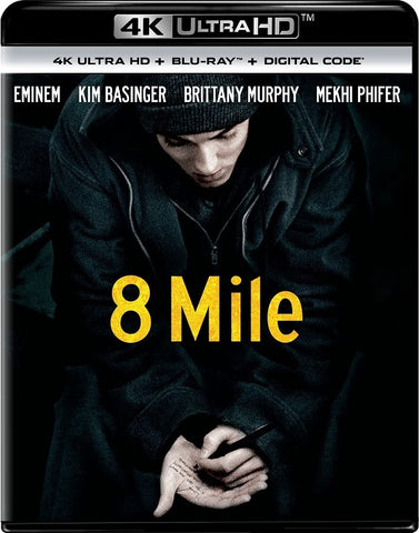 8 Mile (Eminem CeeLo Green Kim Basinger) New 4K Mastering Blu-ray + Digital